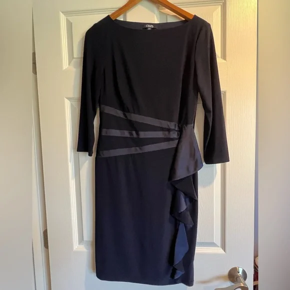 Chaps Brand Chaps Navy Blue Dress Chaps Dresses Chaps Navy Blue